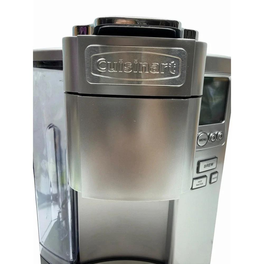 Cuisinart SS-10 Premium Single Serve Coffee Maker Silver K-Cup Brewer Used